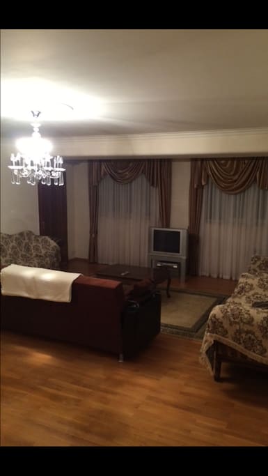 Lounge with sofa bed