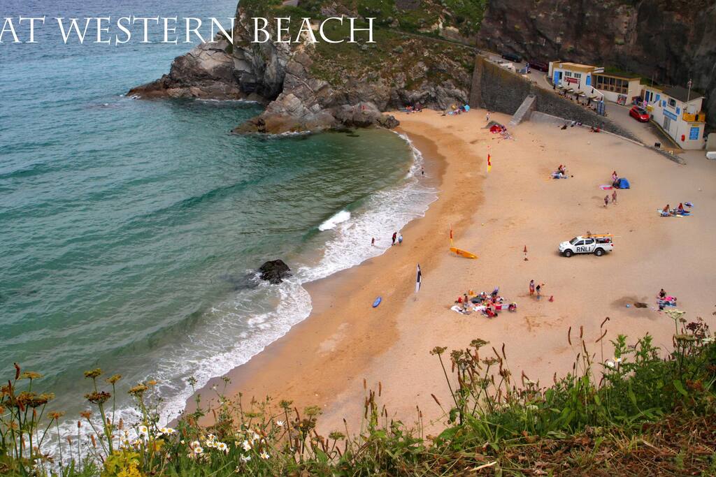 Great Western Beach 1 mile away