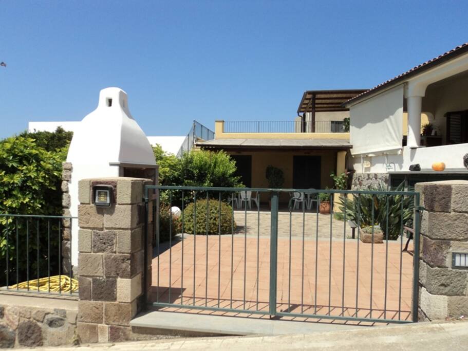 ingresso e la villa