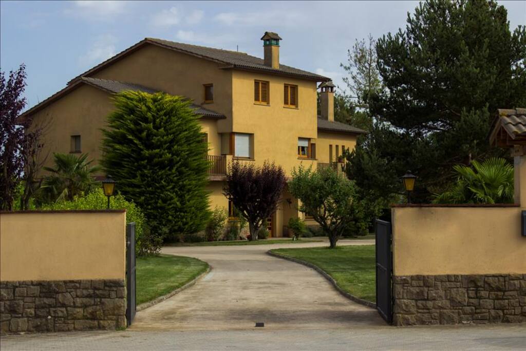 Facade of the house