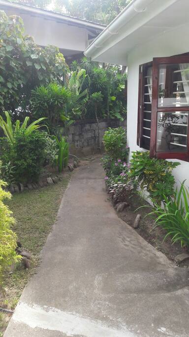 Way to the entrance