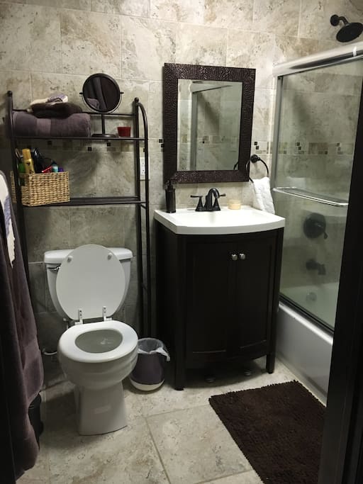 Clean and modern bathroom