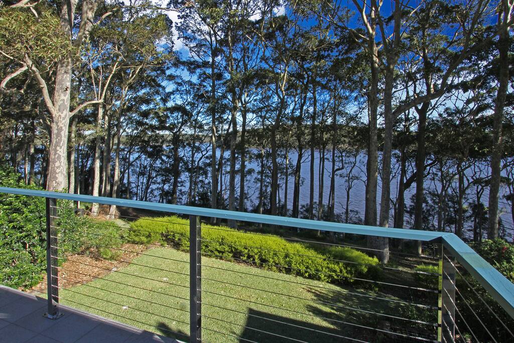 View of Burill Lake from back verandah