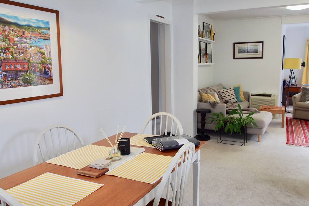 Dining through to living area