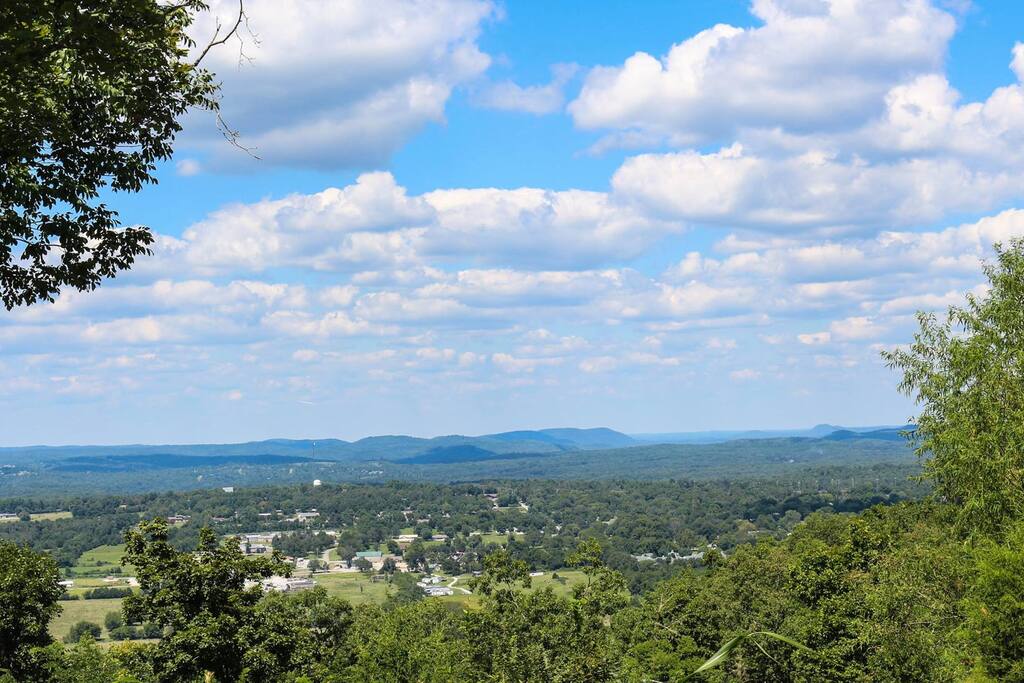 View from Hilltop Cabins