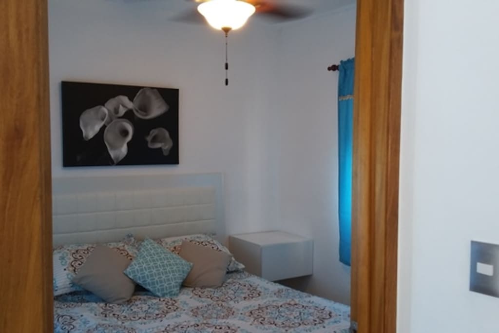 Master Bedroom with AC and ceiling fan