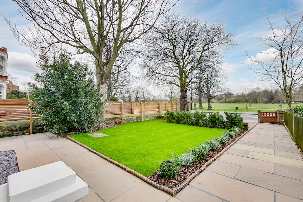 Garden overlooking Clapham Common
