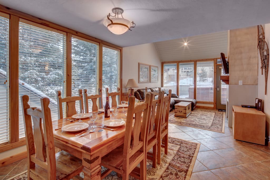Dining with a view!