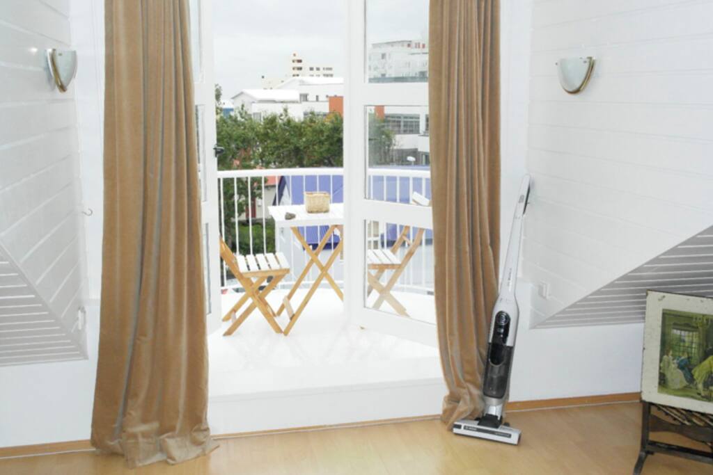 View at the balcony