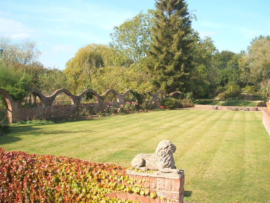 Rear Garden backing onto Apple and Pear Orchard