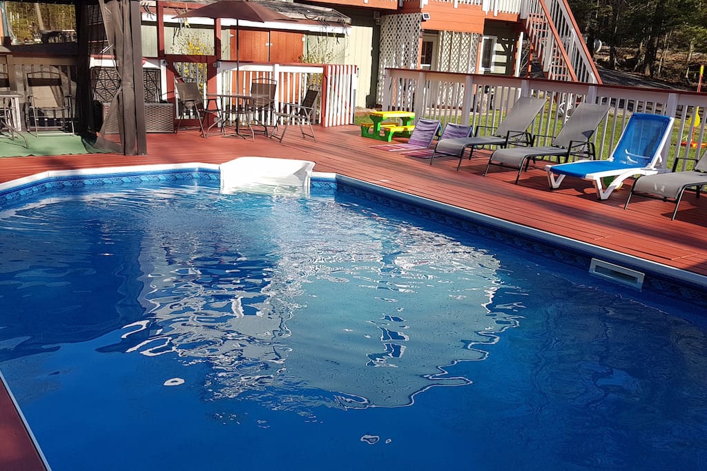 Your own salt water swimming pool, no need to share with strangers.