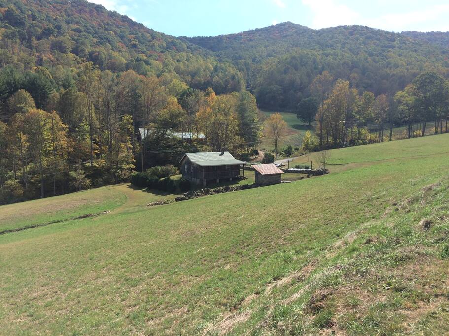 Surrounding field view looking southeast