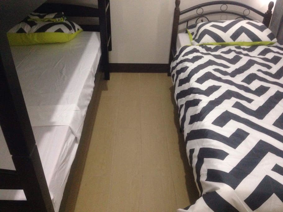 2nd bedroom, single and bunk bed