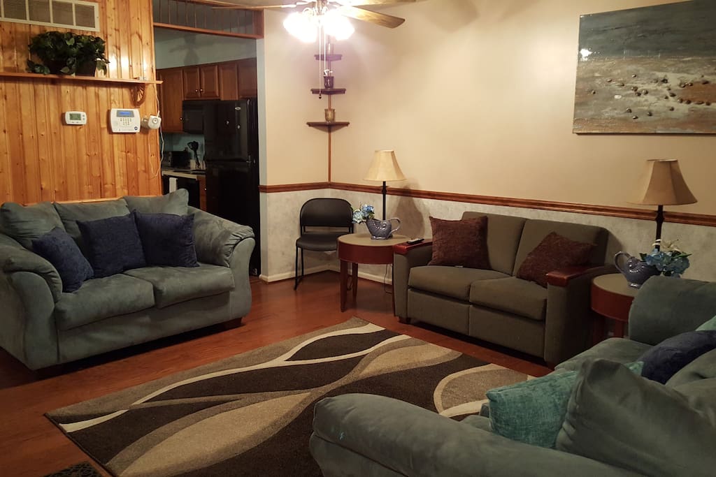 Common area shared living room.