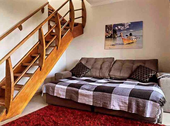 Entire home with 3 bedrooms in Bertioga - Cobertura  vista para o mar no centro de Bertioga