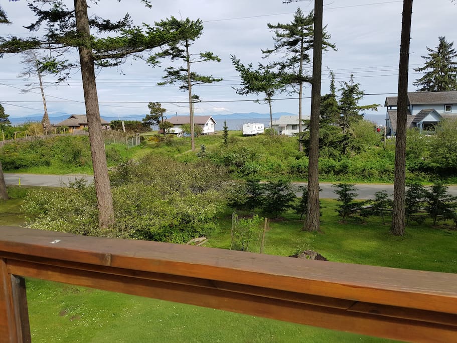 Great ocean view from the deck