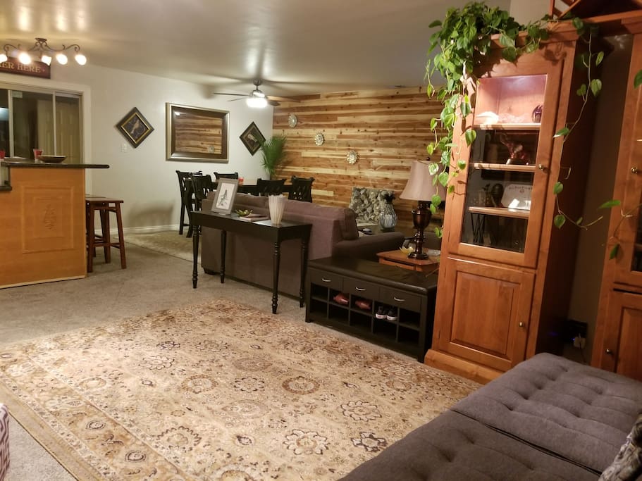 living room from the front door