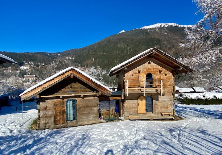 Unique Petit Chalet Cosy Chamonix Les Houches. 4*