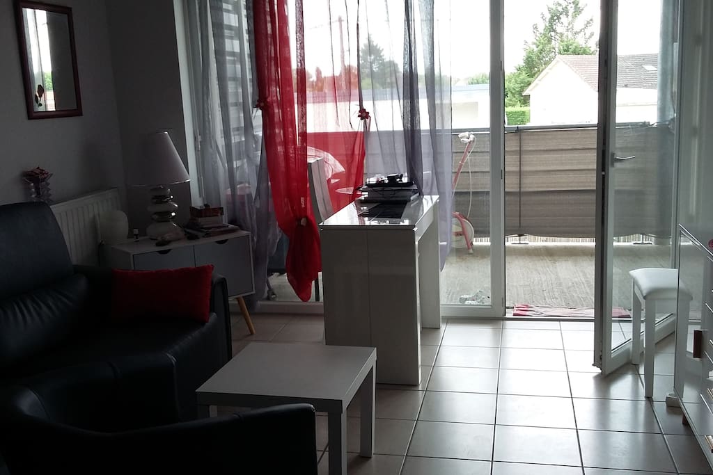 pièces à vivre côté balcon