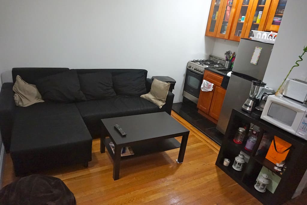 Living room & kitchen