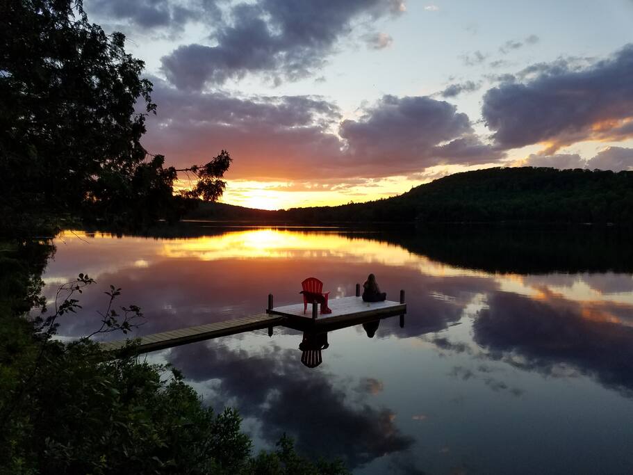 Relaxing on the Dock