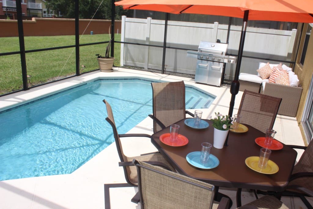 Dining Table, Furniture, Table, Pool, Water