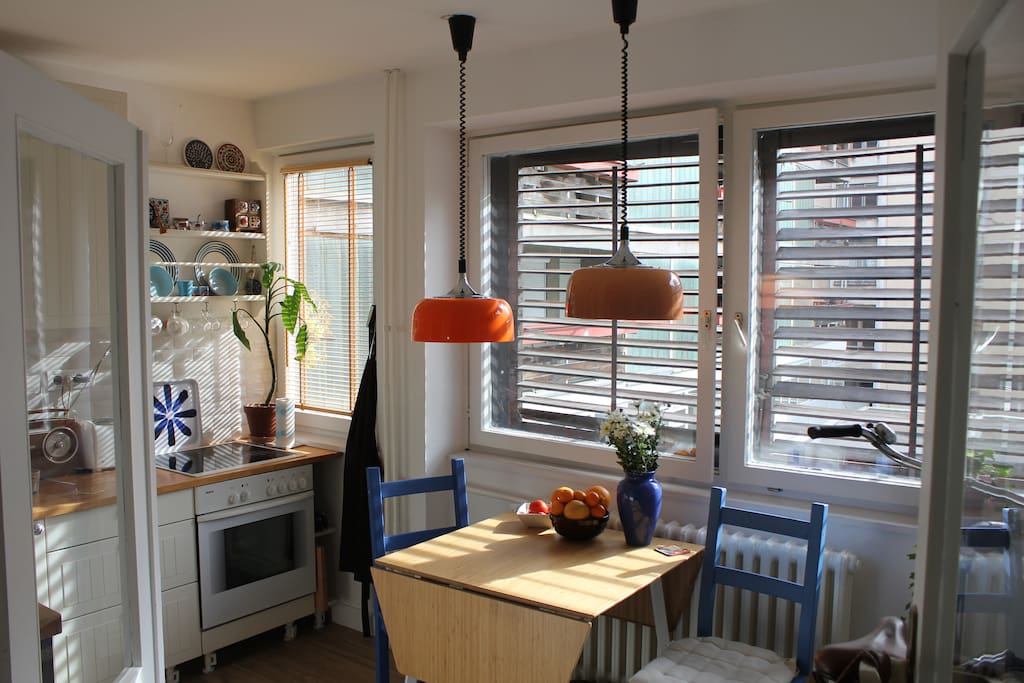 Fully equipped kitchen for delicious meals.