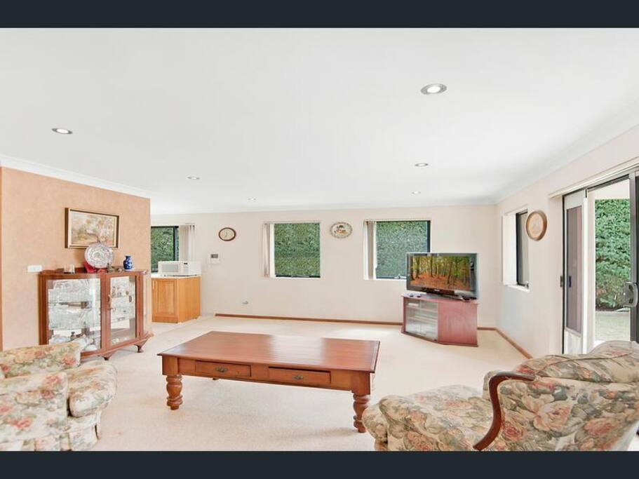 Living *note decor will be more modern, these are real estate photos to give impression of home*