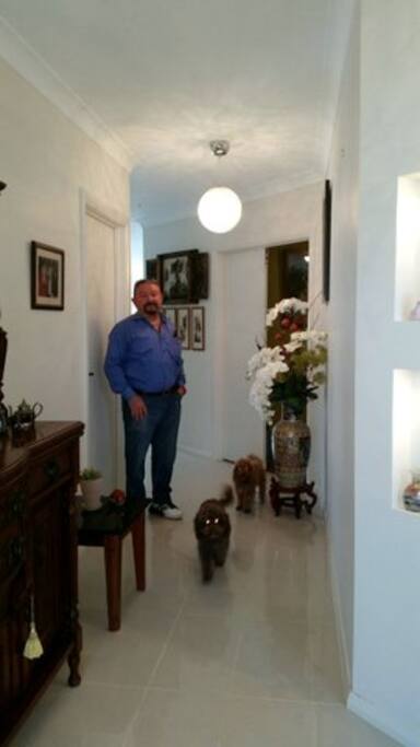 Joe welcoming you into our home.