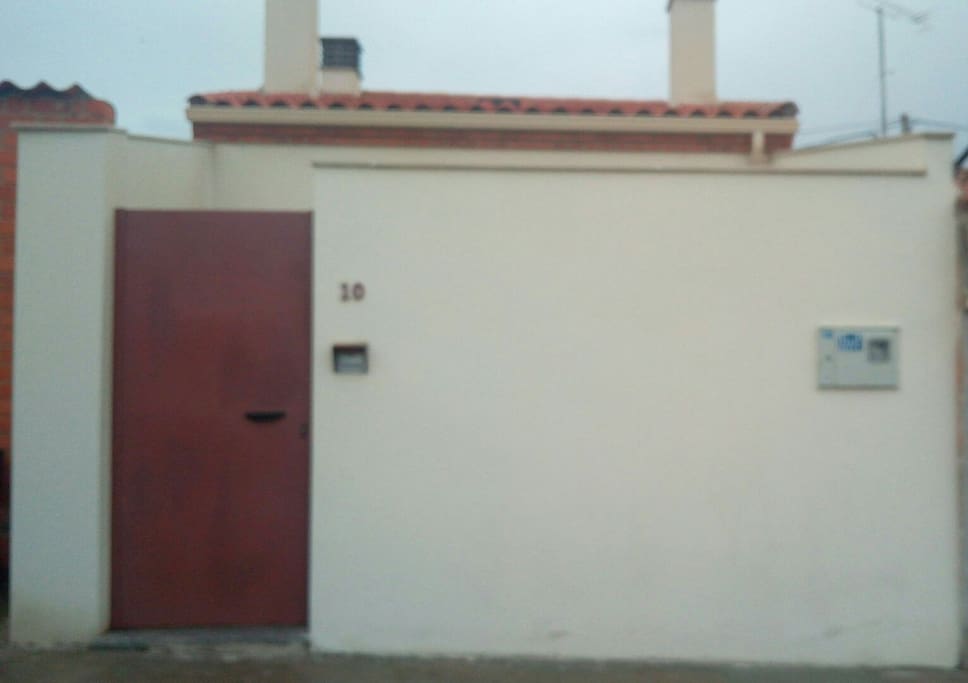 la fachada exterior