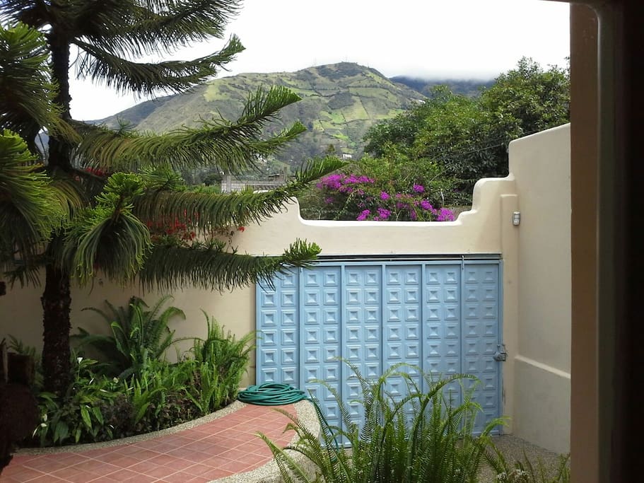 Garage entranceView