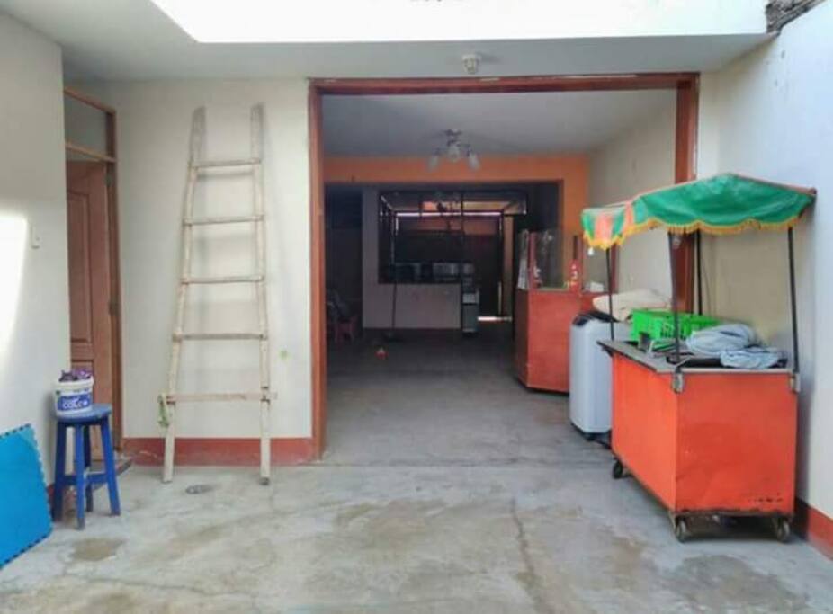 patio y baño