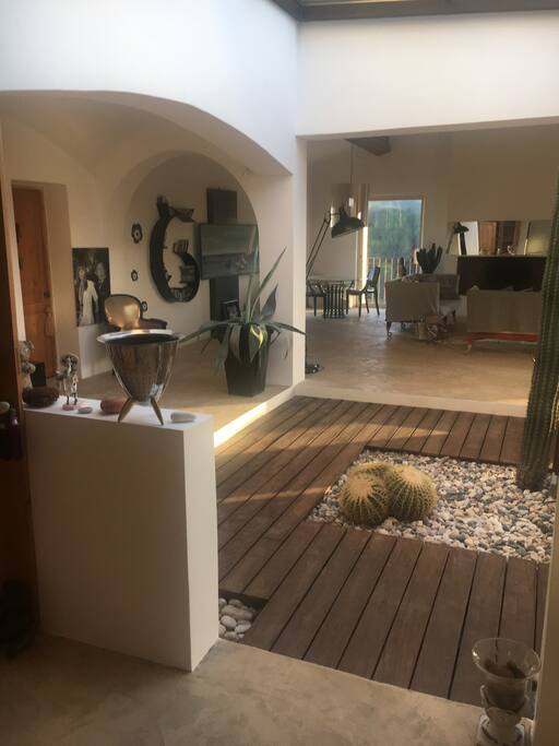 Lumière naturelle ,patio baigne de soleil et ambiance zen