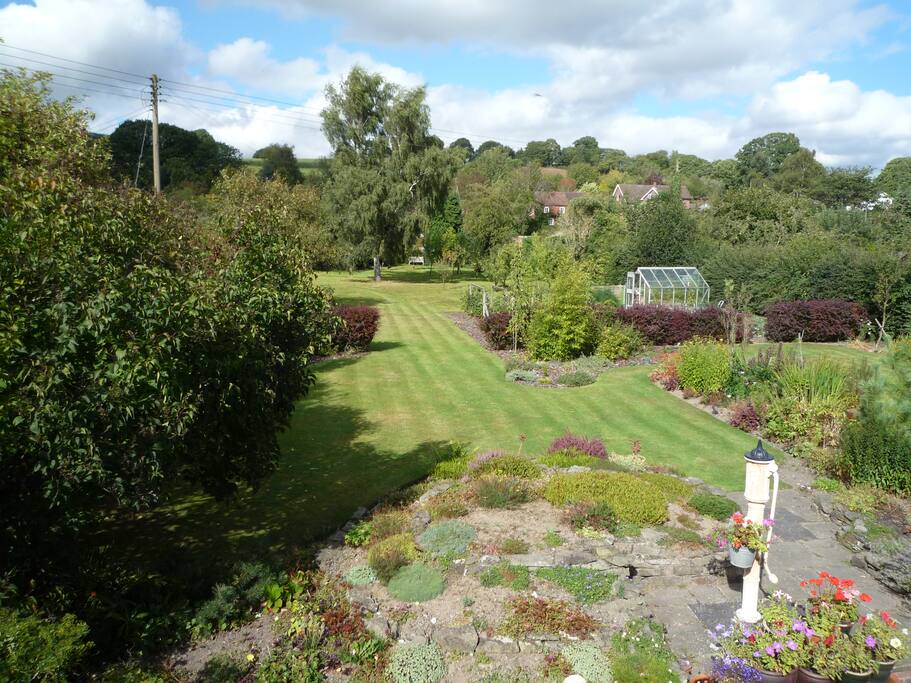 Back garden of house