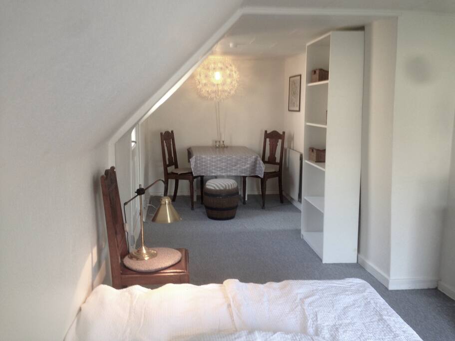 dining table and storage space