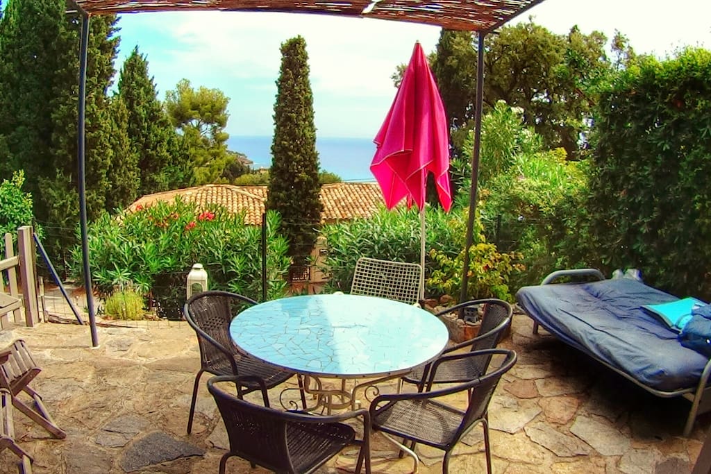 La terrasse avec vue Mer
