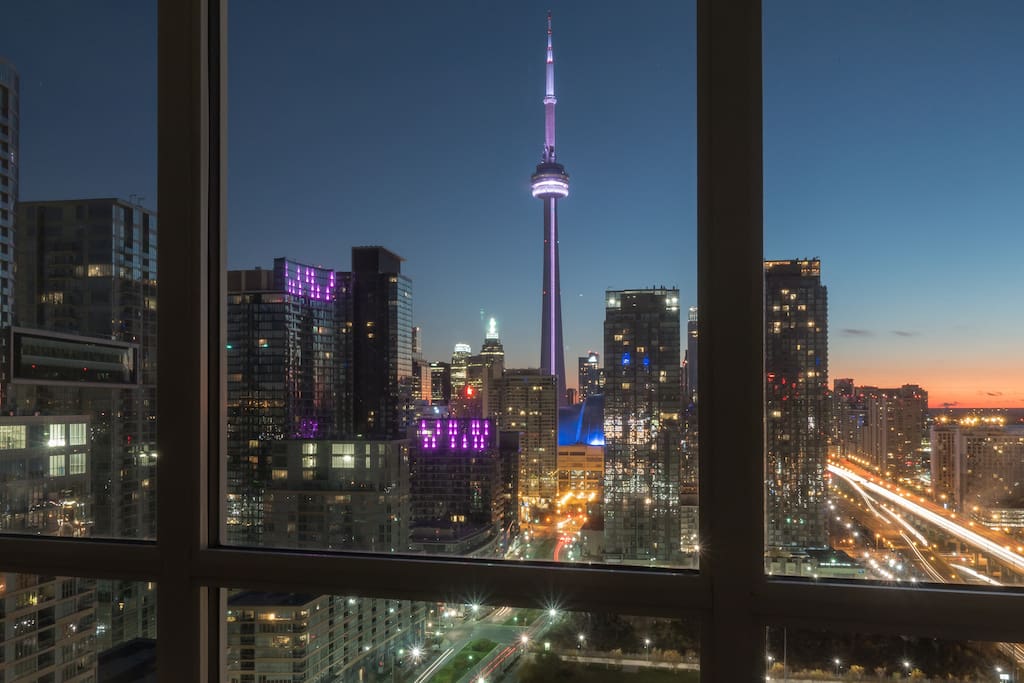 The view from the bedroom