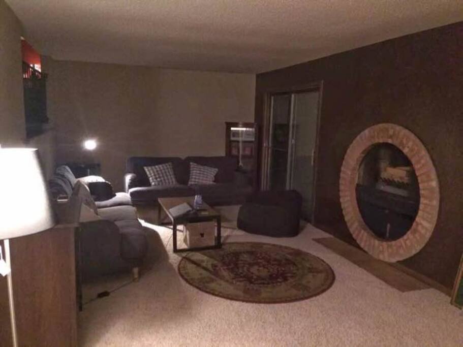 Living room in the evening