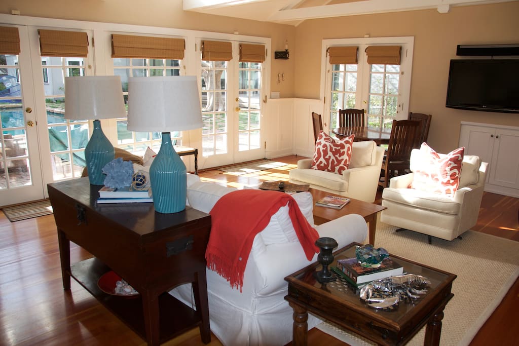 Family room area with sofa bad