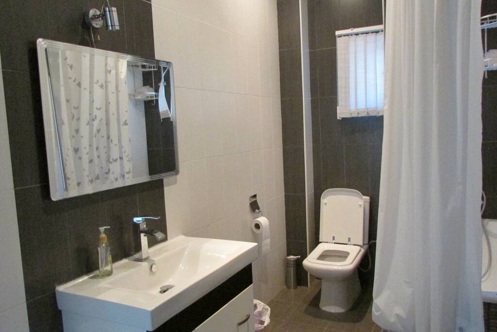 Bathroom shared with one other room