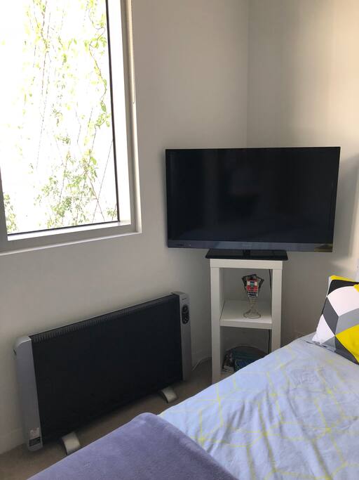 Tv & heater in your room