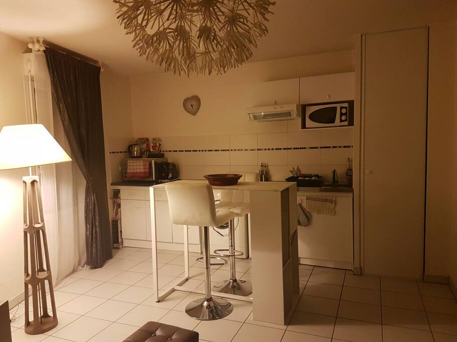 Cuisine ouvert sur salon