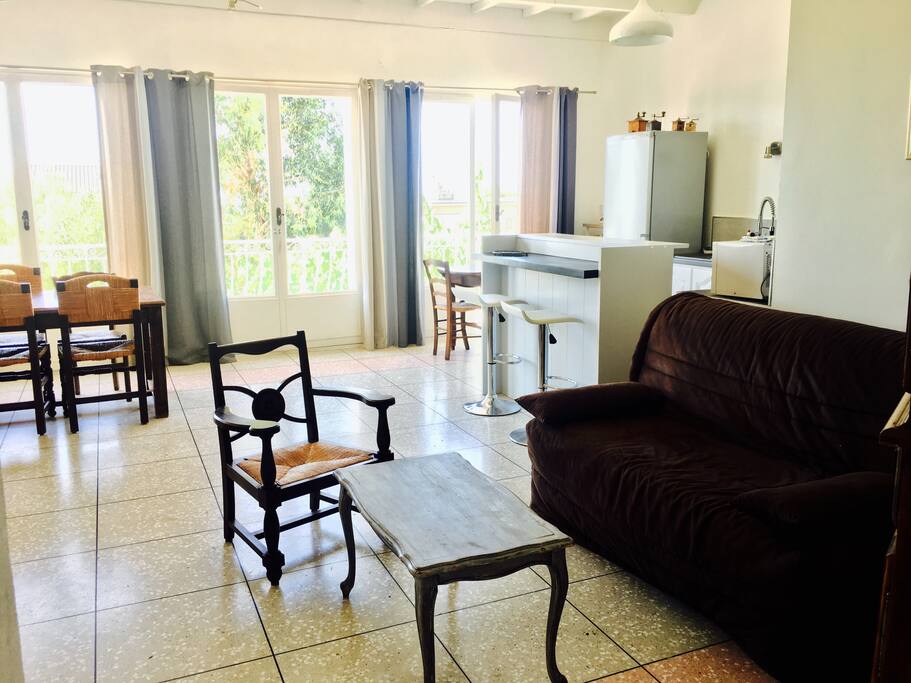 Salon / salle à manger / cuisine
