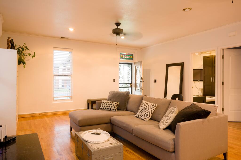 Open living space to hang out