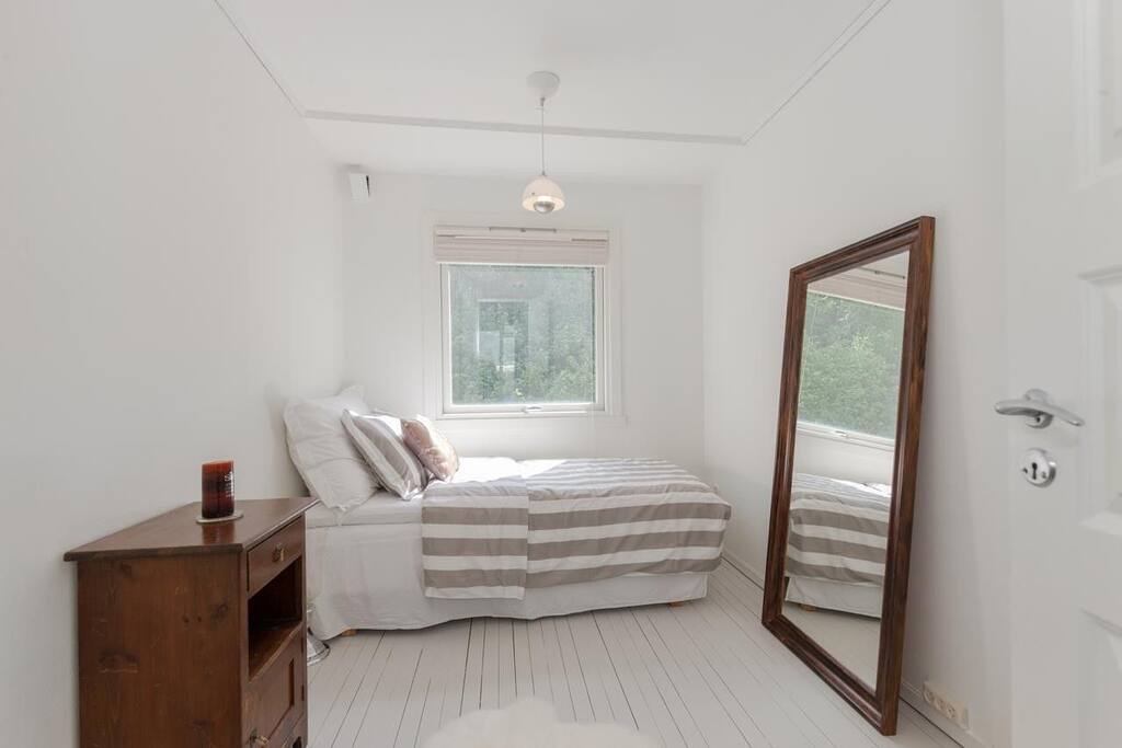 Your bedroom with a double bed (120 cm)