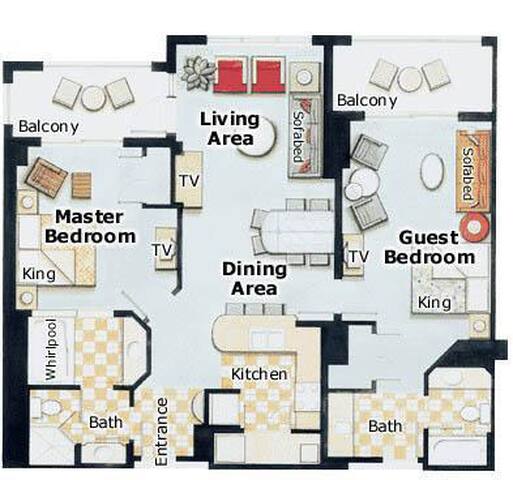 Ft Lauderdale’s Marriott’s BeachPlace Towers 2bdr gallery image 4