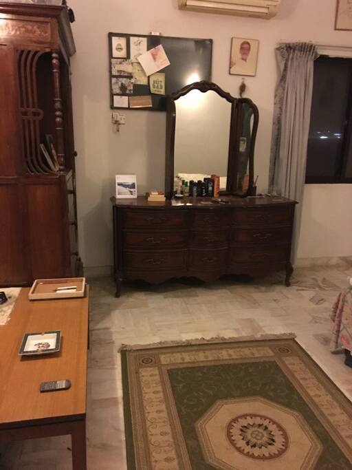 Dressing area