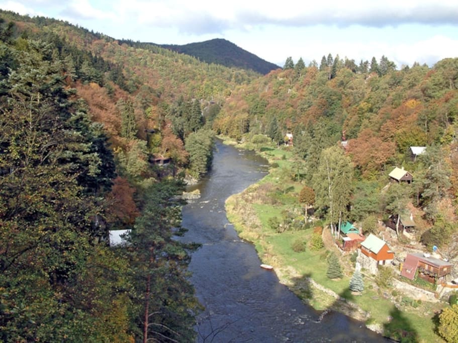 Medník hill at the back