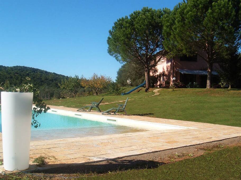 la piscina