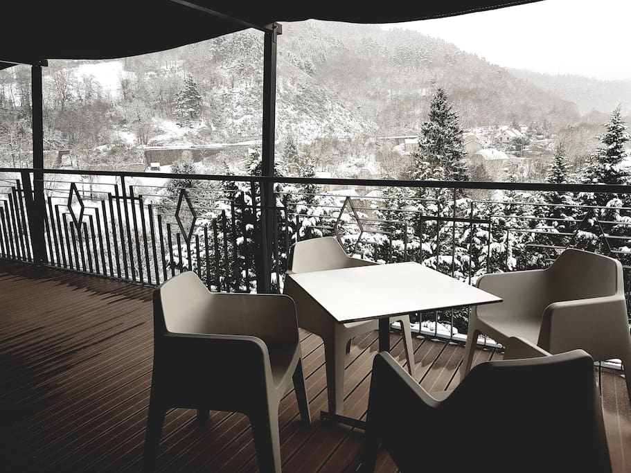 La neige est là...